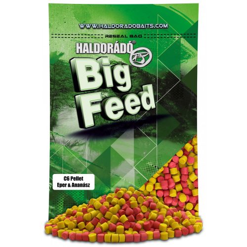 Haldorádó Big Feed - C6 Pellet - Eper&Ananász 800gr