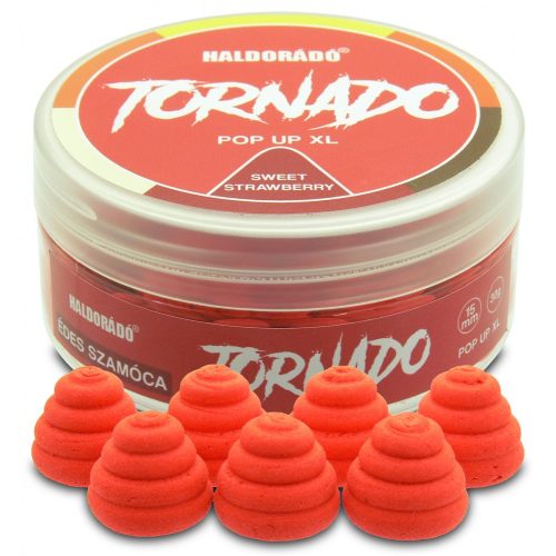 Haldorádó TORNADO Pop Up XL 15 mm - Édes Szamóca 30gr