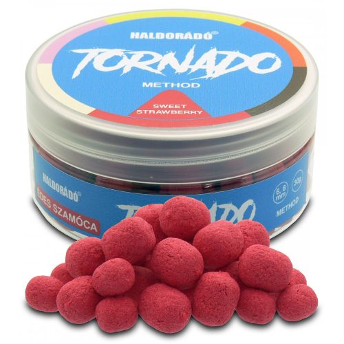 Haldorádó TORNADO Method 6, 8 mm - Édes Szamóca 30gr