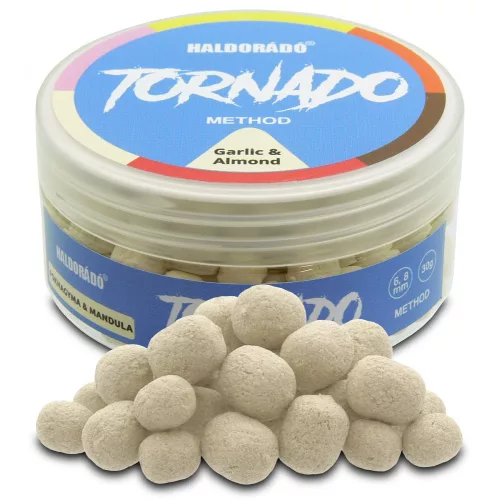 Haldorádó TORNADO Method 6, 8 mm - Fokhagyma & Mandula 30gr