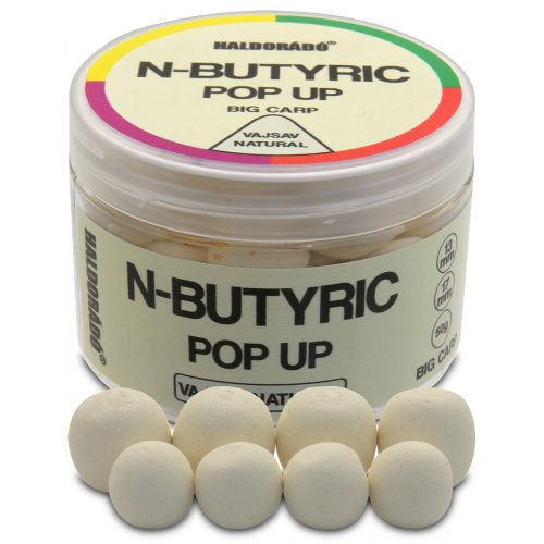 Haldorádó N-Butyric Pop Up Big Carp 13, 17 mm - Vajsav Natural 50gr