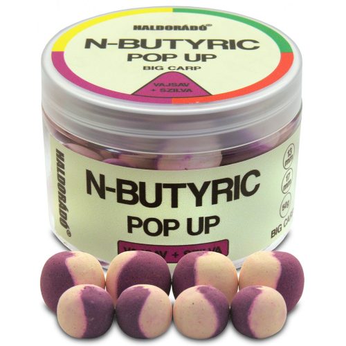 Haldorádó N-Butyric Pop Up Big Carp 13, 17 mm - Vajsav + Szilva 50gr