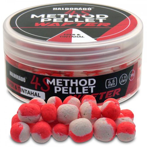 Haldorádó 4S Method Pellet Wafter 6, 8 mm - Eper & Tintahal 30gr