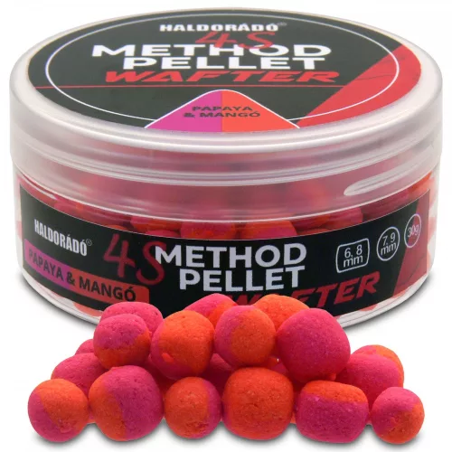 Haldorádó 4S Method Pellet Wafter 6, 8 mm - Papaya & Mangó 30gr