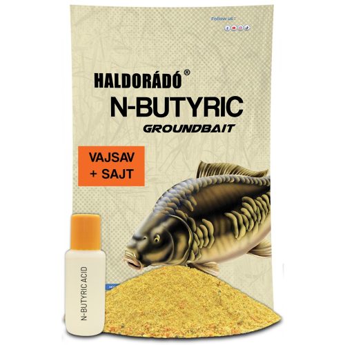 Haldorádó N-Butyric Groundbait - Vajsav + Sajt 800gr