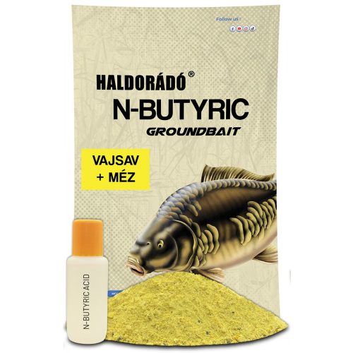 Haldorádó N-Butyric Groundbait - Vajsav + Méz 800gr