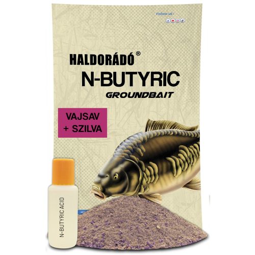 Haldorádó N-Butyric Groundbait - Vajsav + Szilva 800gr