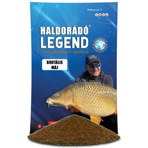 Haldorádó LEGEND Groundbait - Brutális Máj 800gr