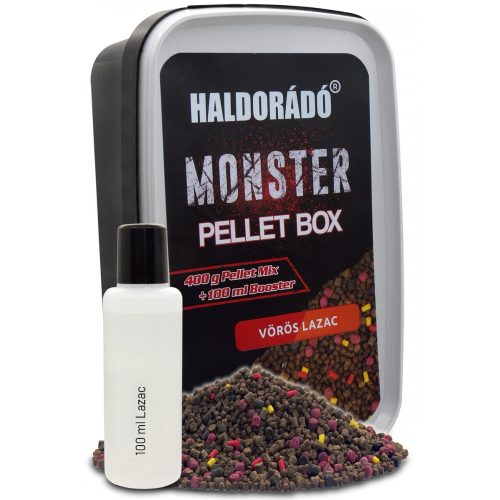 Haldorádó MONSTER Pellet Box - Vörös Lazac 400gr