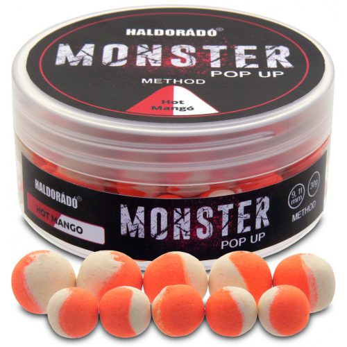 Haldorádó MONSTER Pop Up Method 9, 11 mm - Hot Mangó