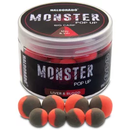 Haldorádó MONSTER Pop Up Big Carp 13, 17 mm - Máj & Vér 