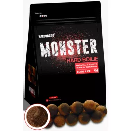   HALDORÁDÓ MONSTER Hard Boilie 24+ - Tintahal & Áfonya 700gr