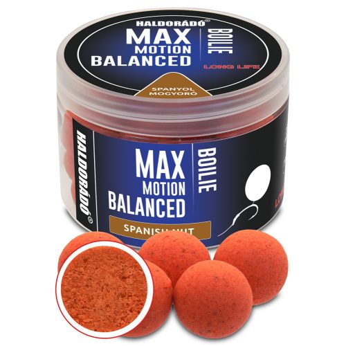 HALDORÁDÓ MAX MOTION Boilie Balanced 20 mm - Spanyol Mogyoró 70gr