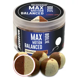   HALDORÁDÓ MAX MOTION Boilie Balanced 20 mm - Kókusz & Tigrismogyoró 70gr