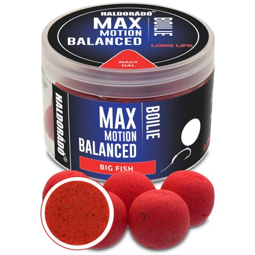 HALDORÁDÓ MAX MOTION Boilie Balanced 20 mm - Nagy Hal 70gr