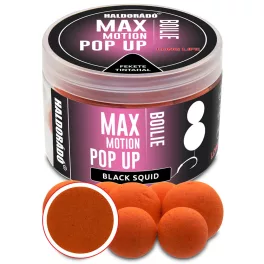   HALDORÁDÓ MAX MOTION Boilie Pop Up 16, 20 mm - Fekete Tintahal 50gr