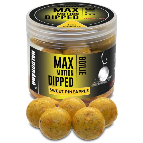 HALDORÁDÓ MAX MOTION Boilie Dipped 20 mm - Édes Ananász 80gr