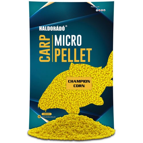 HALDORÁDÓ Carp Micro Pellet - Champion Corn 600gr