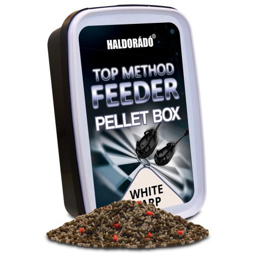 HALDORÁDÓ Top Method Feeder Pellet Box - WHITE CARP 400gr