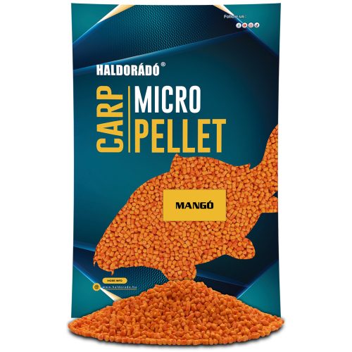 HALDORÁDÓ Carp Micro Pellet - Mangó 600gr
