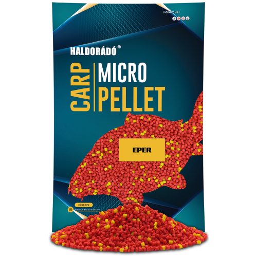 HALDORÁDÓ Carp Micro Pellet - Eper 600gr