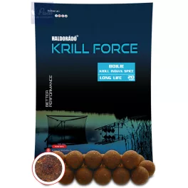   Haldorádó KRILL FORCE Boilie Long Life 20 mm - Krill Indian Spice 700gr