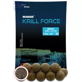   Haldorádó KRILL FORCE Boilie Long Life 24 mm - Krill Natur 700gr