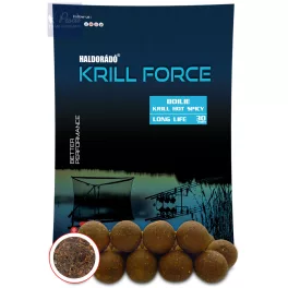  Haldorádó KRILL FORCE Boilie Long Life 30 mm - Krill Hot Spicy 700gr