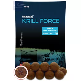   Haldorádó KRILL FORCE Boilie Long Life 30 mm - Krill Indian Spice 700gr