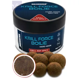   Haldorádó KRILL FORCE Boilie Hard Hook Wafter 24, 30 mm - Krill Hot Spicy 70gr