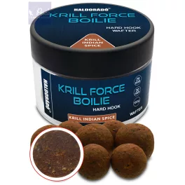   Haldorádó KRILL FORCE Boilie Hard Hook Wafter 24, 30 mm - Krill Indian Spice 70gr