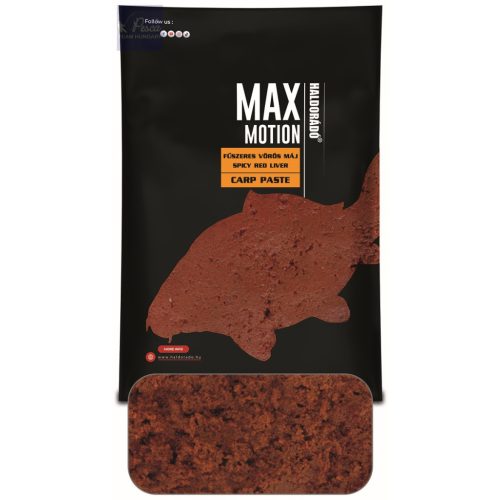 Haldorádó MAX MOTION Carp Paste - Fűszeres Vörös Máj 600gr