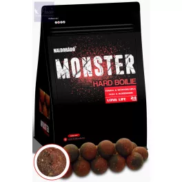   Haldorádó MONSTER Hard Boilie 24+ - Tonhal & Szúnyoglárva 700gr