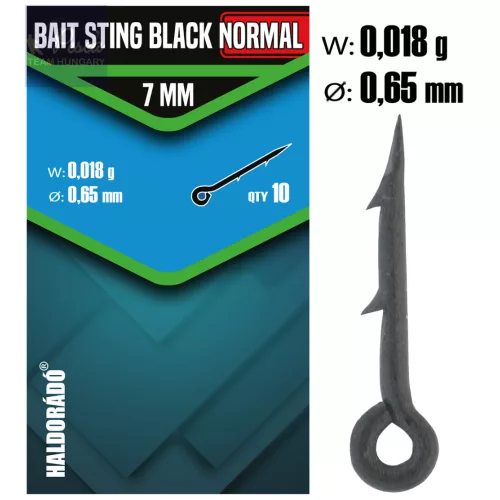 Haldorádó Bait Sting Black Fekete csalitüske NORMAL 7 mm