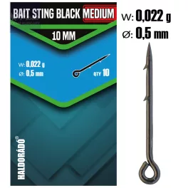 Haldorádó Bait Sting Black Fekete csalitüske MEDIUM 10 mm