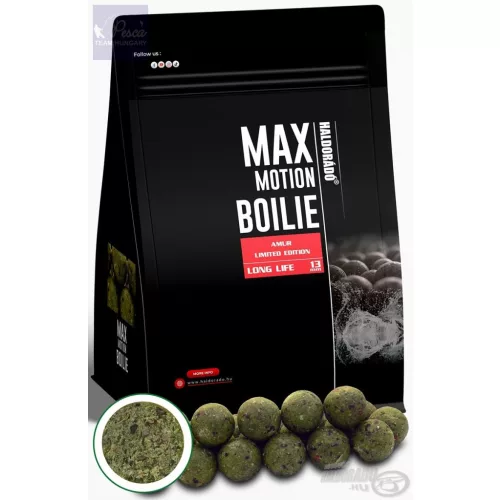 Haldorádó MAX MOTION Boilie Long Life 13 mm Limited Edition - Amur 800gr