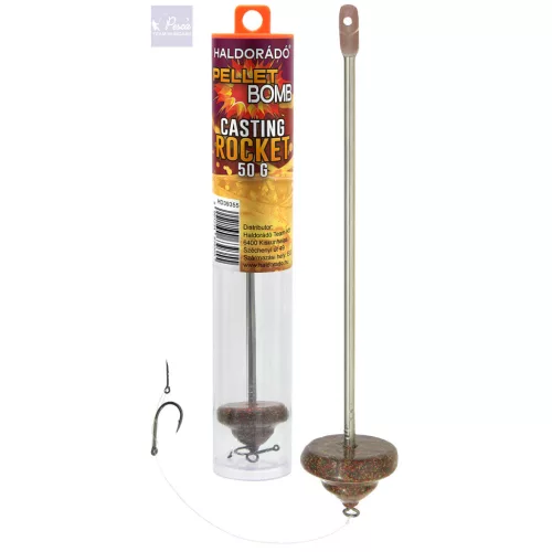 Haldorádó Pellet Bomb Casting Rocket 50gr komplett fix végszerelék