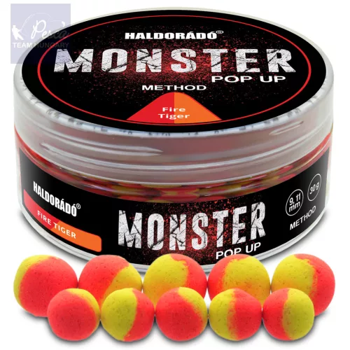 Haldorádó MONSTER Pop Up Method 9, 11 mm - Fire Tiger 30gr