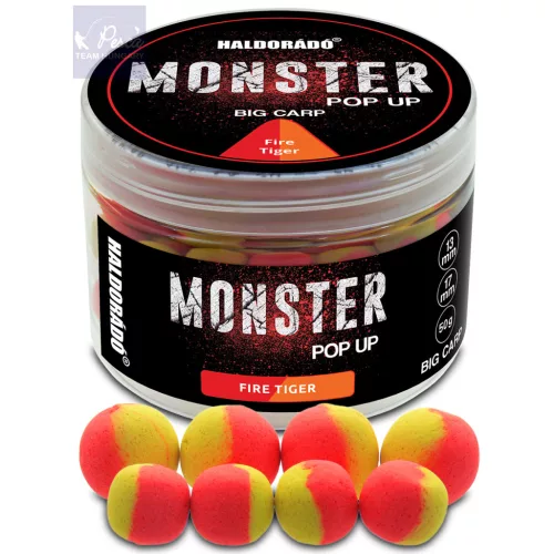Haldorádó MONSTER Pop Up Big Carp 13, 17 mm - Fire Tiger 50gr