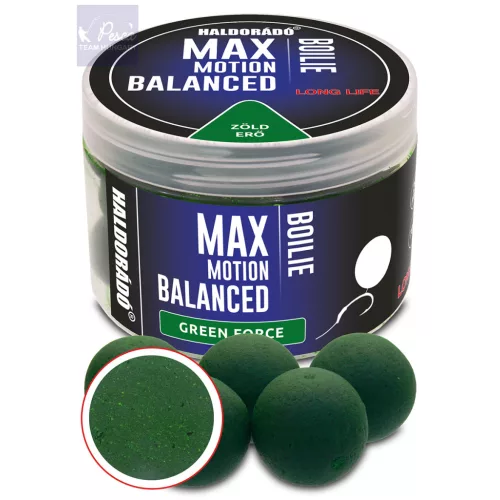 Haldorádó MAX MOTION Boilie Balanced 20 mm - Green Force 70gr