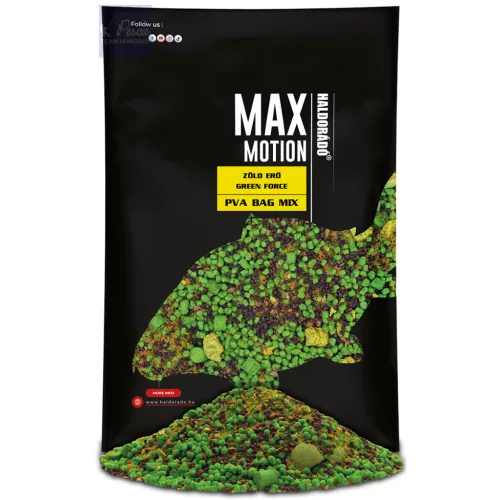 Haldorádó MAX MOTION PVA Bag Mix - Green Force 600gr