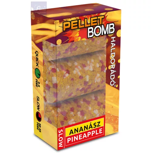 Haldorádó Pellet Bomb SLOW - Ananász 3db/csomag