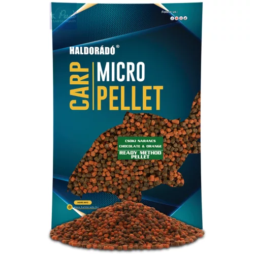 Haldorádó Ready Method Pellet - Csoki narancs 600gr