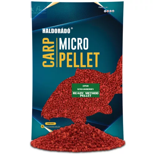Haldorádó Ready Method Pellet - Eper 600gr