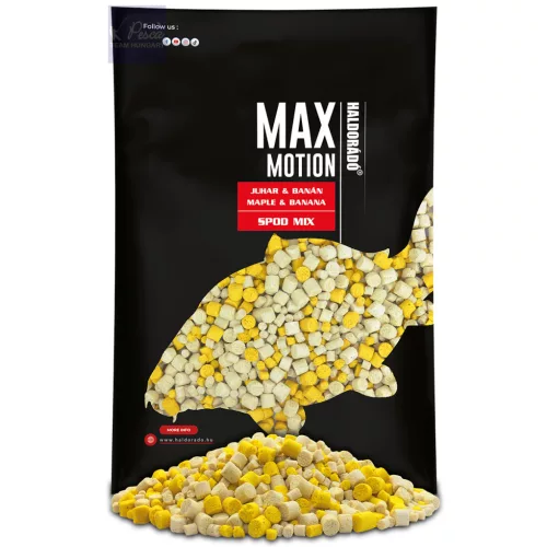Haldorádó MAX MOTION Spod Mix - Juhar & Banán 750gr