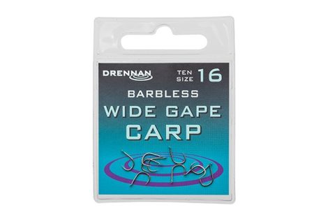 Drennan Barbless Wide Gape Carp (szakállnélküli)