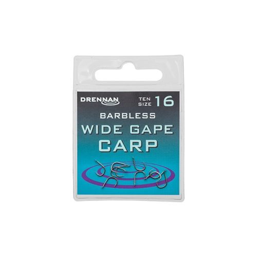 Drennan Barbless Wide Gape Carp (szakállnélküli) 8