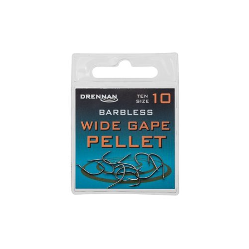 Drennan Barbless Wide Gape Pellet (szakállnélküli) 10