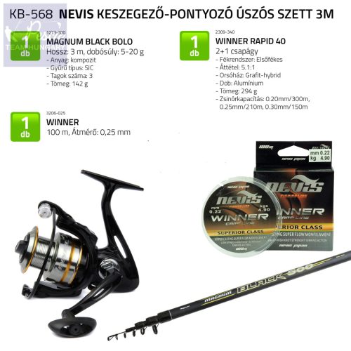 Nevis Keszegezős pontyozó úszós szett 4,00m