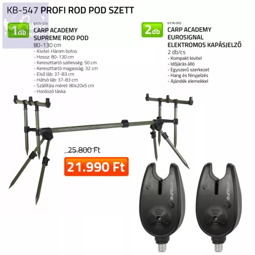 Carp Academy Profi Rod Pod szett